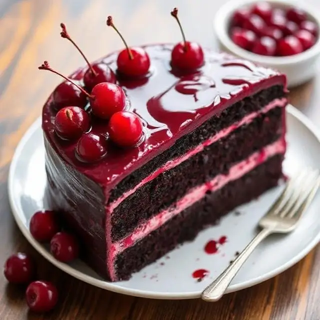 The Dark Cherry Noir Cake