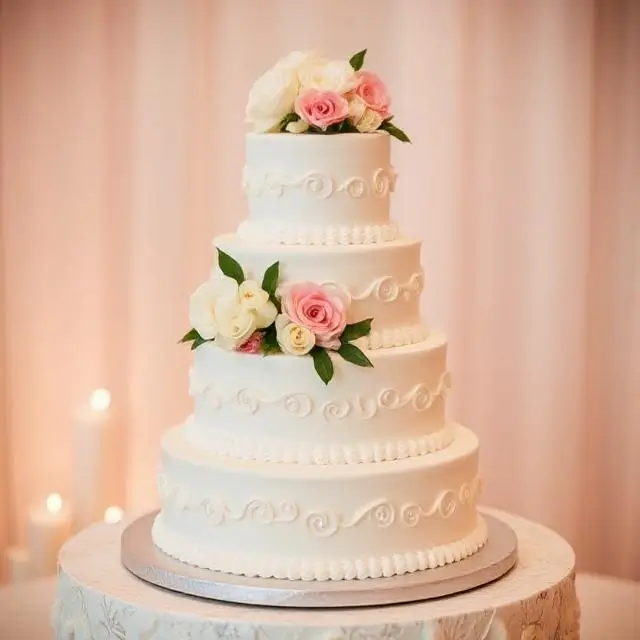 A beautiful wedding cake